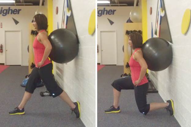 Wall Lunge
