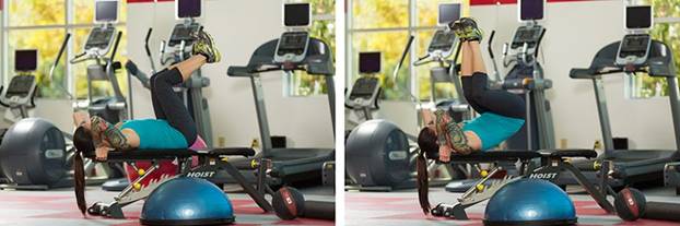 Bench Leg Lifts